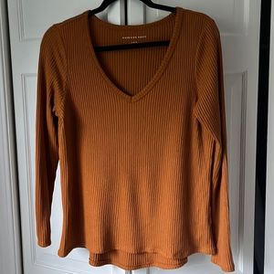 American eagle soft orange sweater